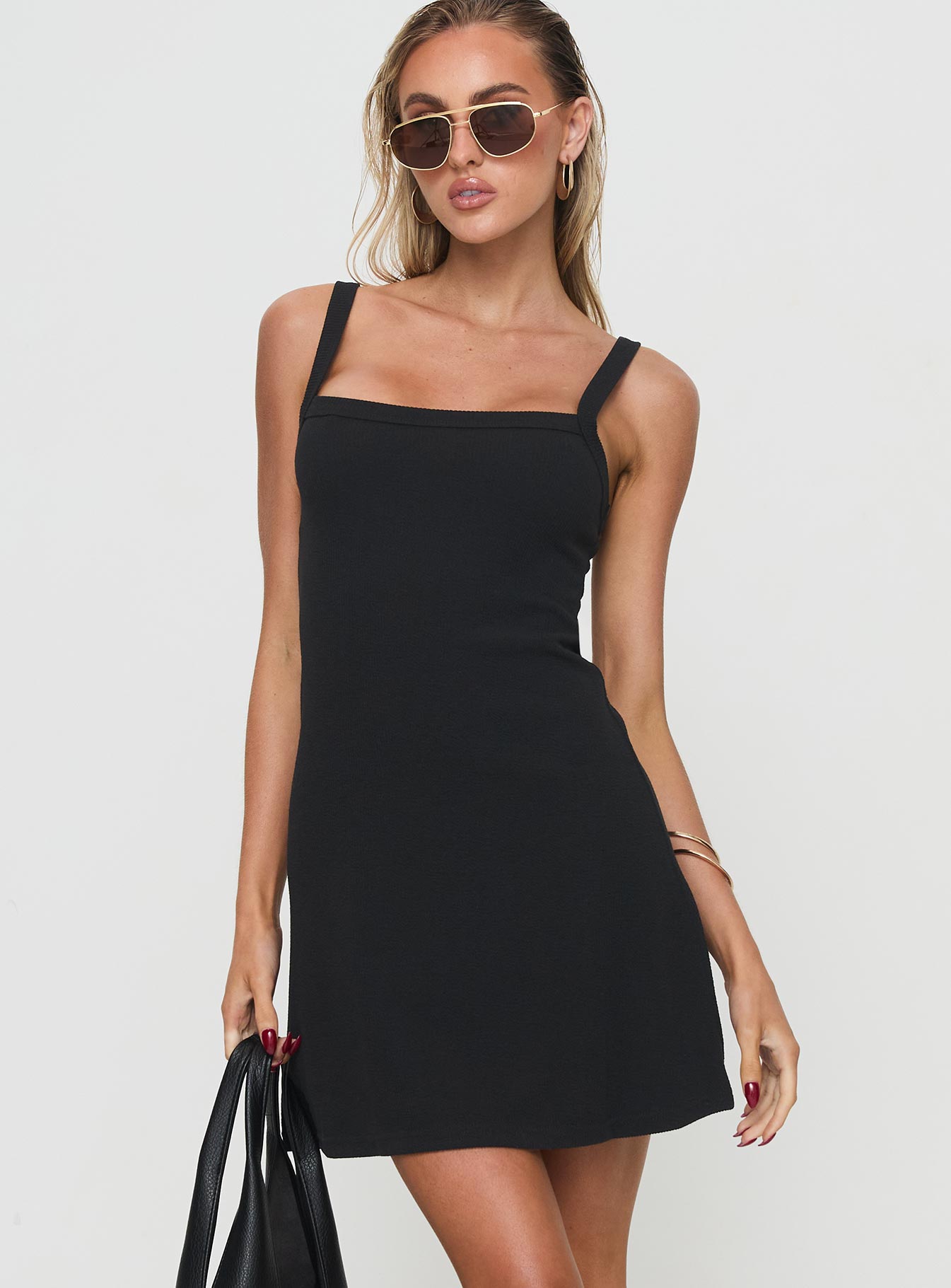 De Santis Mini Dress Black - Image 2