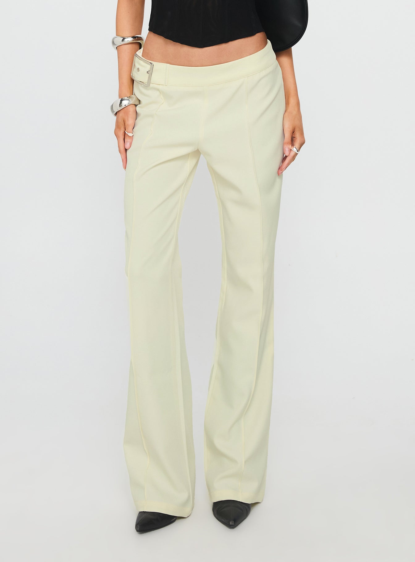 Alyanna Hardware Pants Cream - Image 2