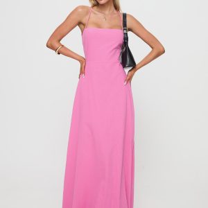 Clea Maxi Dress Pink
