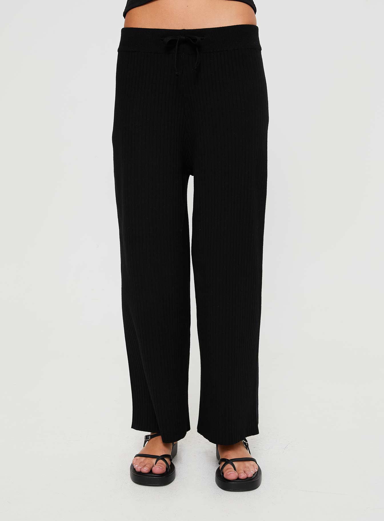 Talanie Knit Pants Black - Image 2