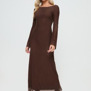 Lukea Maxi Dress Chocolate
