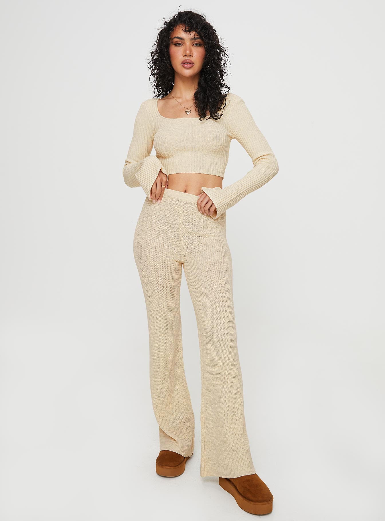 Lamarca Knit Set Beige - Image 2