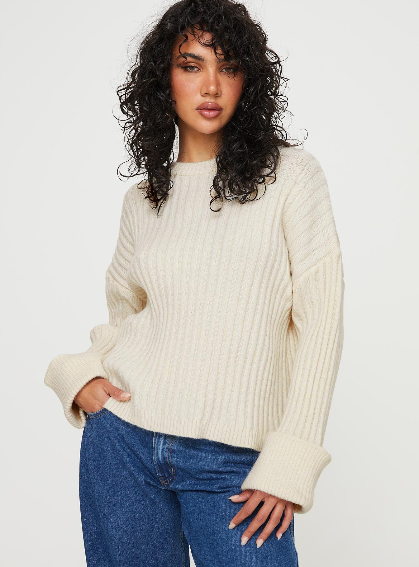 Chrishelle Sweater Cream - Image 2