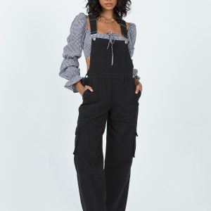 Cargo Overalls Black