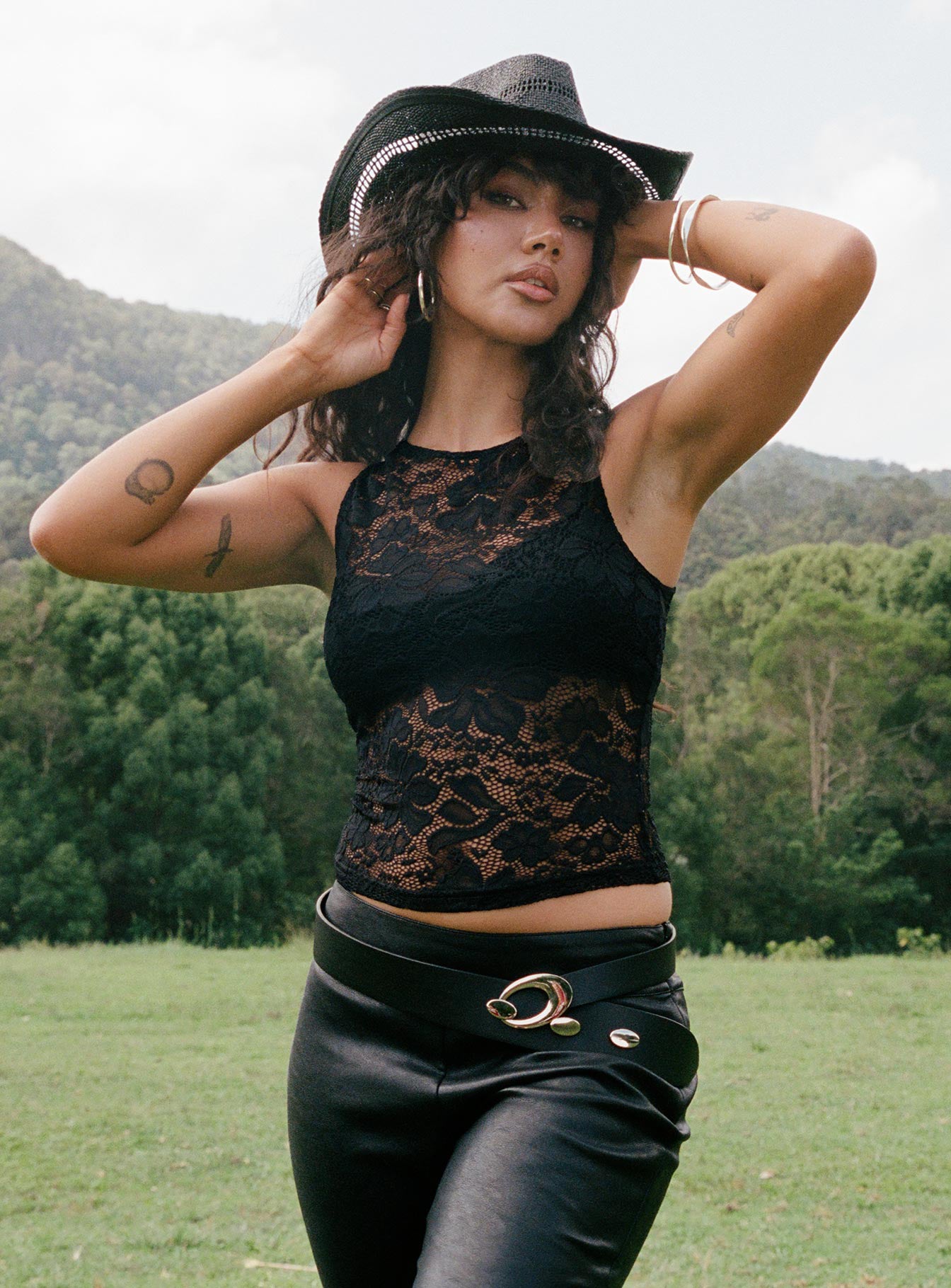 Callahan Lace Top Black - Image 11