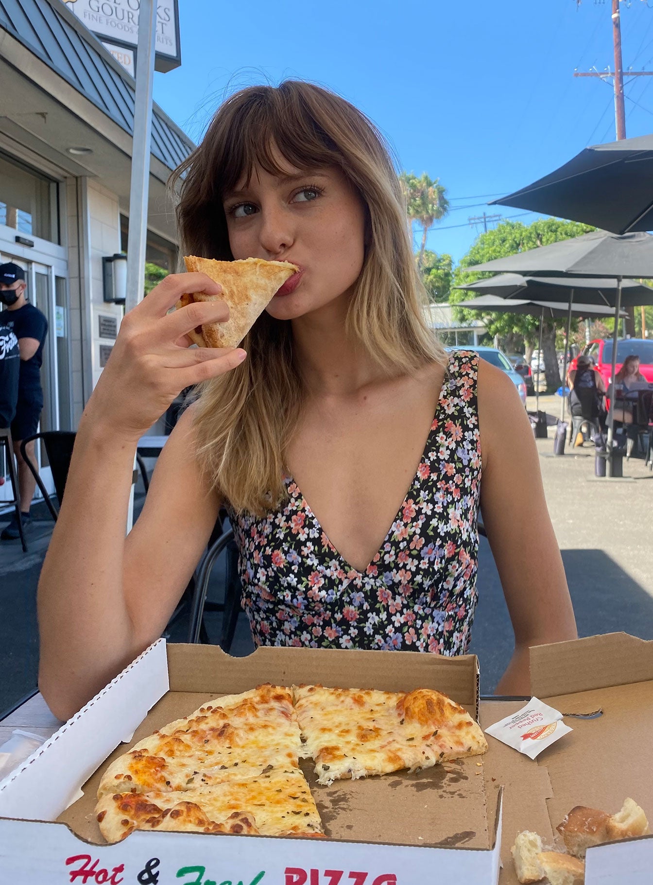 Delta Midi Dress Black Floral - Image 6