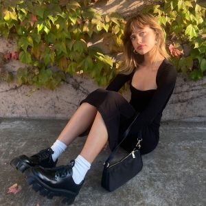 Nolan Midi Dress Black