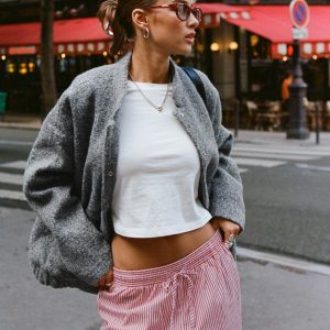 Stillar Bomber Jacket Grey