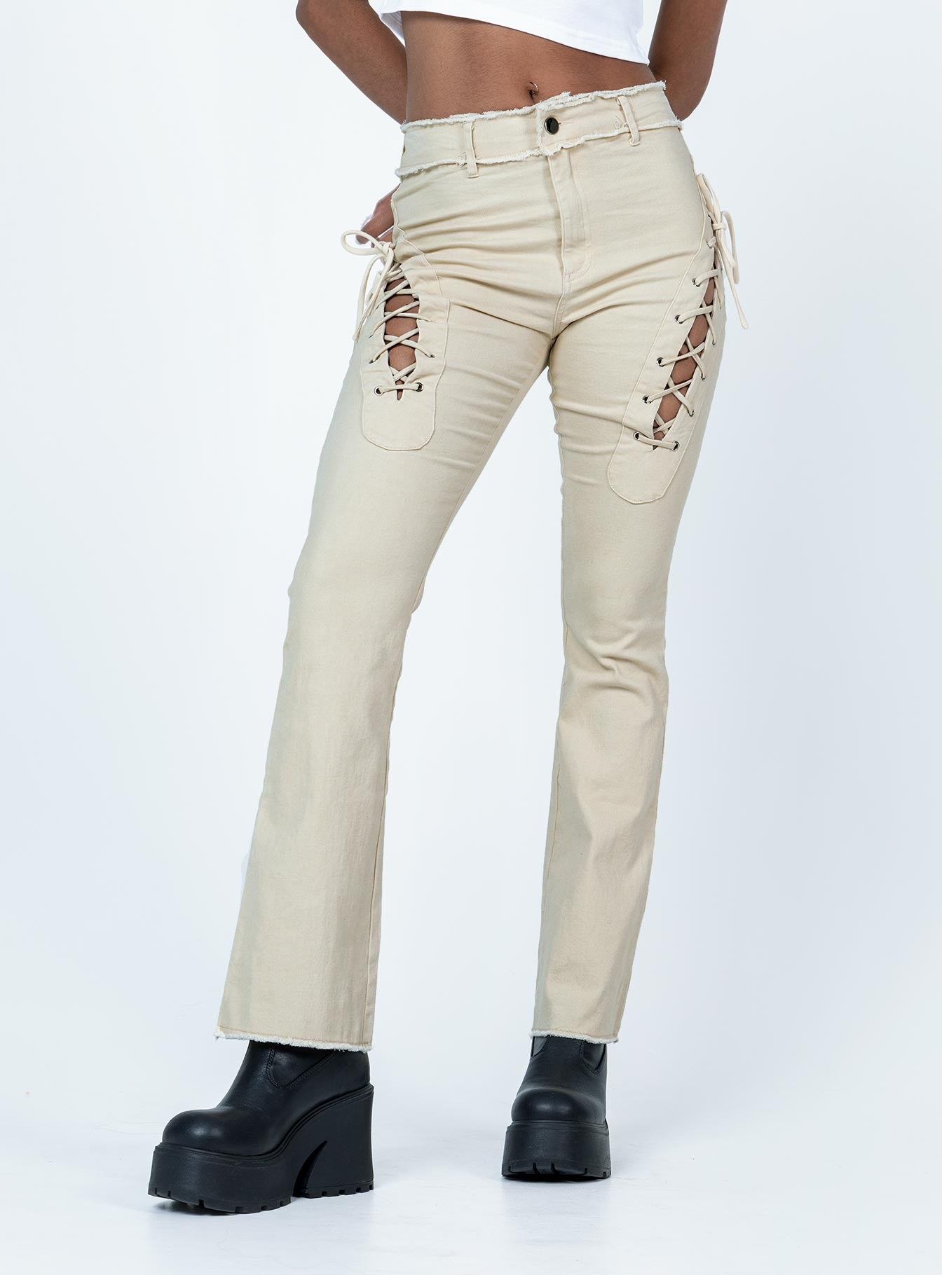 Parise Pants Beige - Image 2