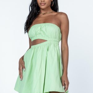 Karen Mini Dress Sage Green