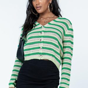 Skye Cardigan Green