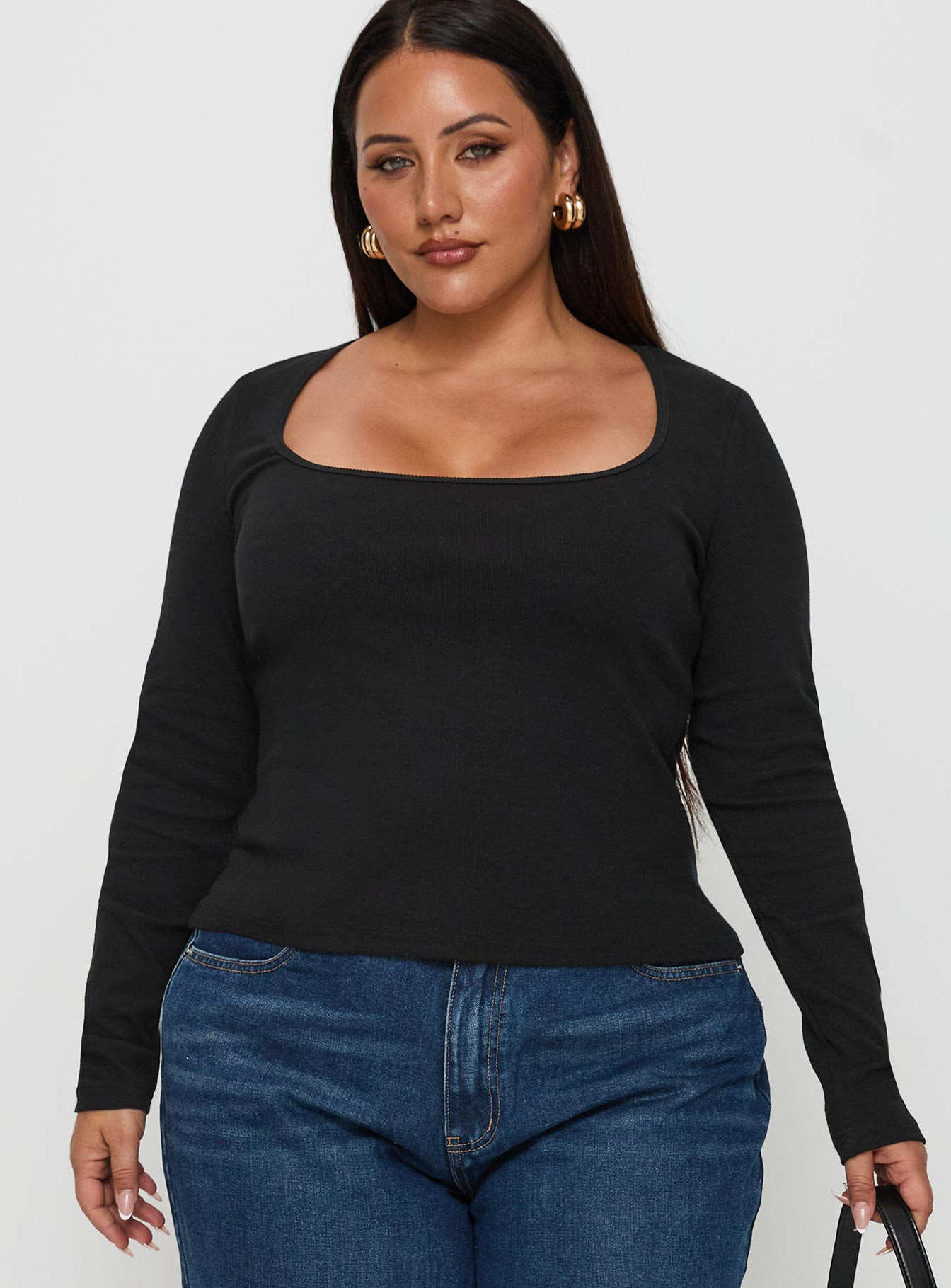 Baseline Long Sleeve Top Black Curve - Image 2