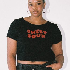 Sweet N Sour Tee Black / Red Curve