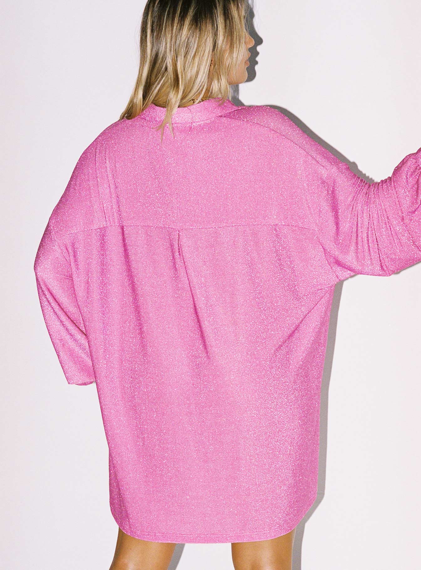 Evolving Shirt Dress Pink - Image 10