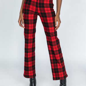 Zara Pant Red Check
