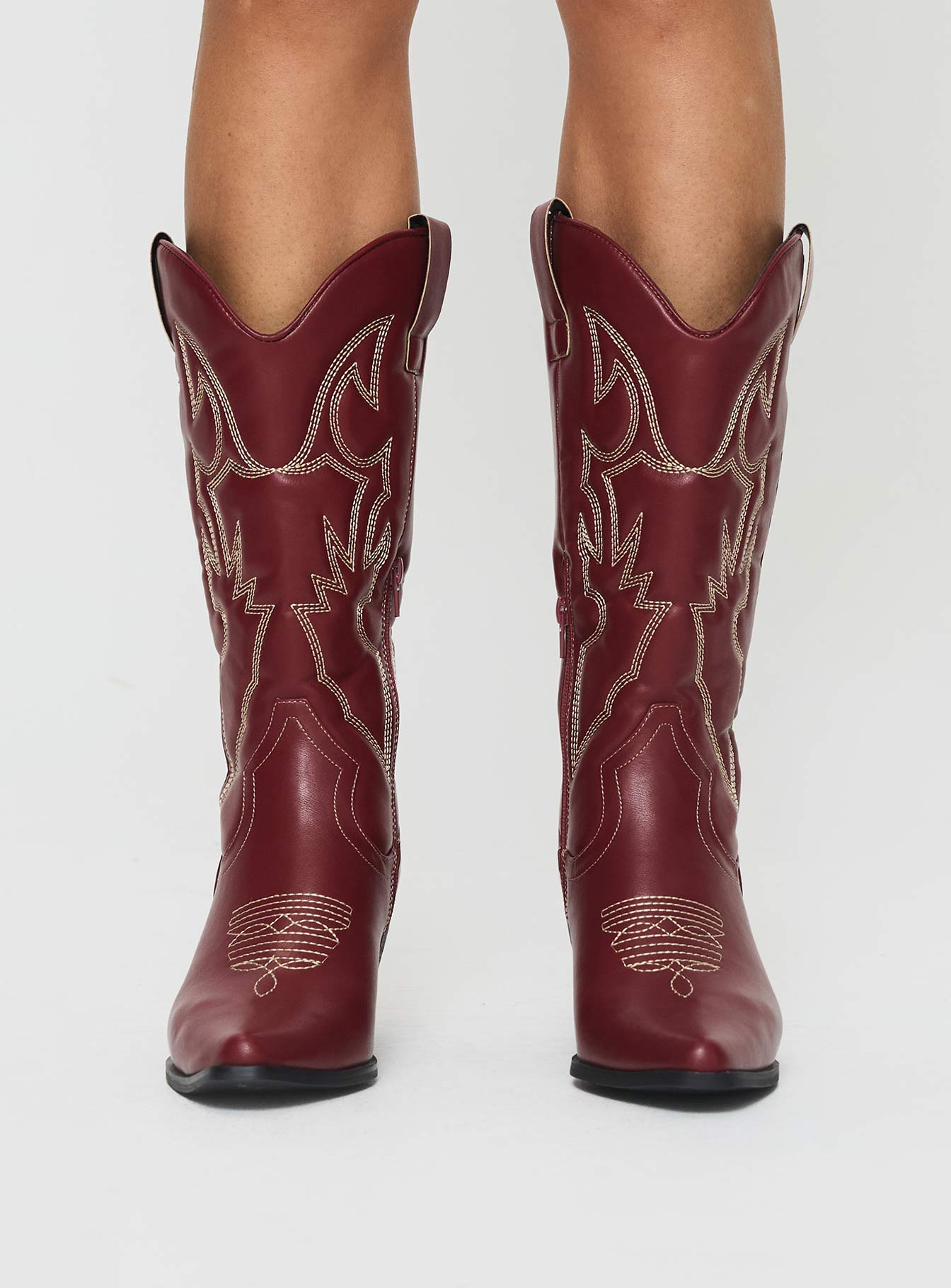 Therapy Clayton Boots Maroon - Image 2