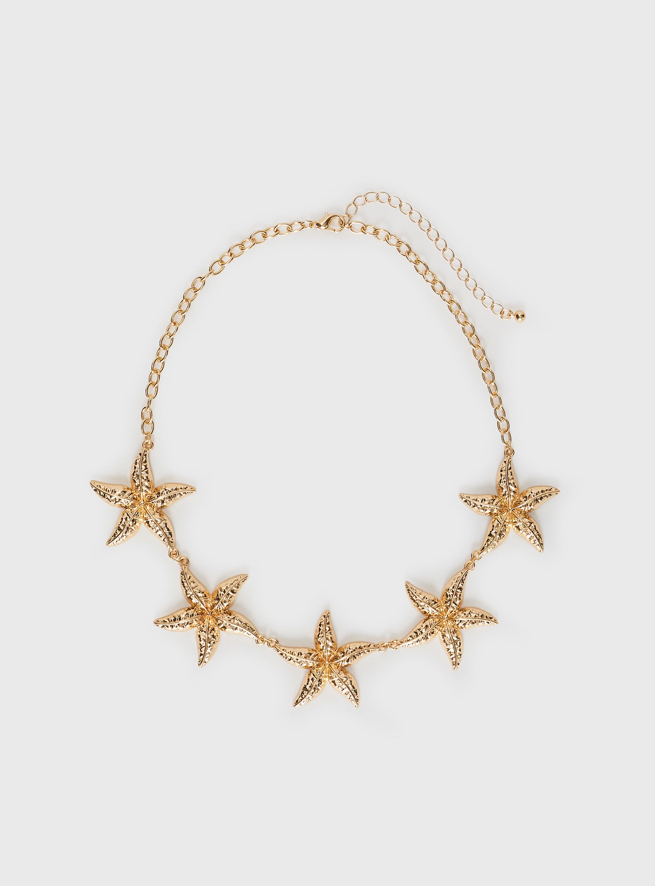 Starfish Necklace Gold - Image 2