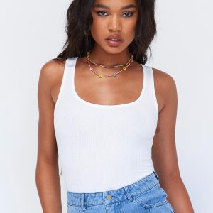 Landen Bodysuit White