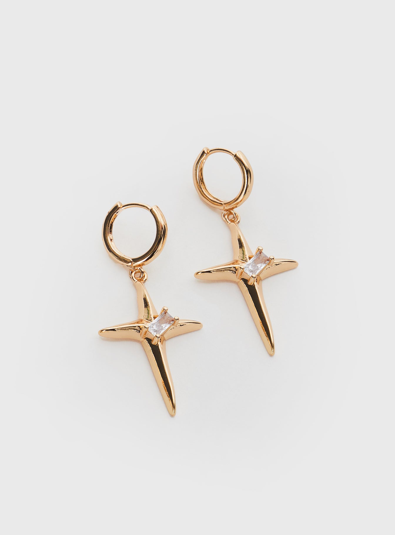 Lucine Earrings Gold - Image 2
