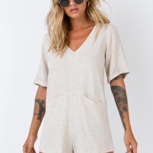 Zara Romper Natural
