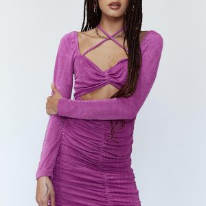 Dillon Mini Dress Purple