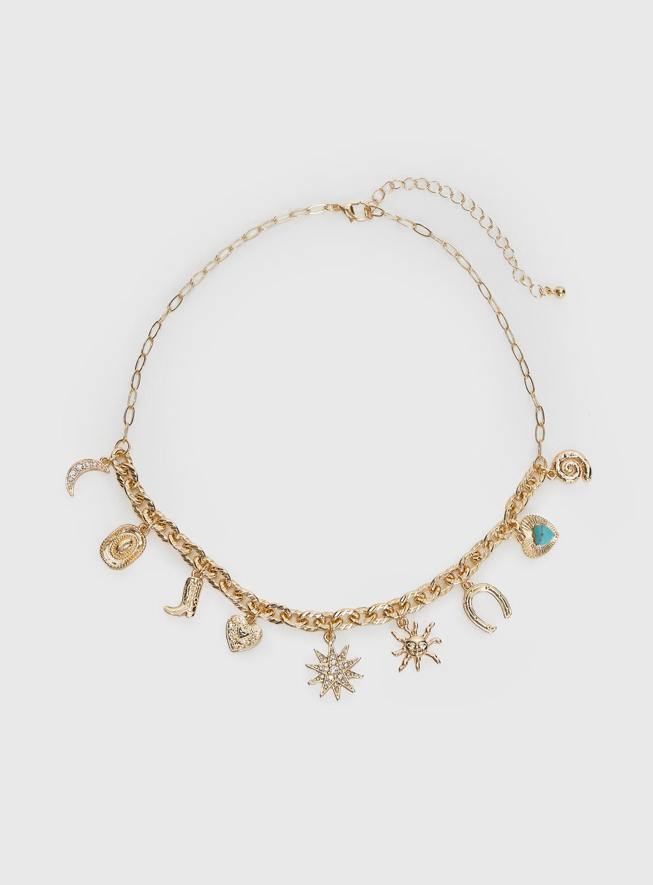 Lone Star Charm Neckalce Gold - Image 2