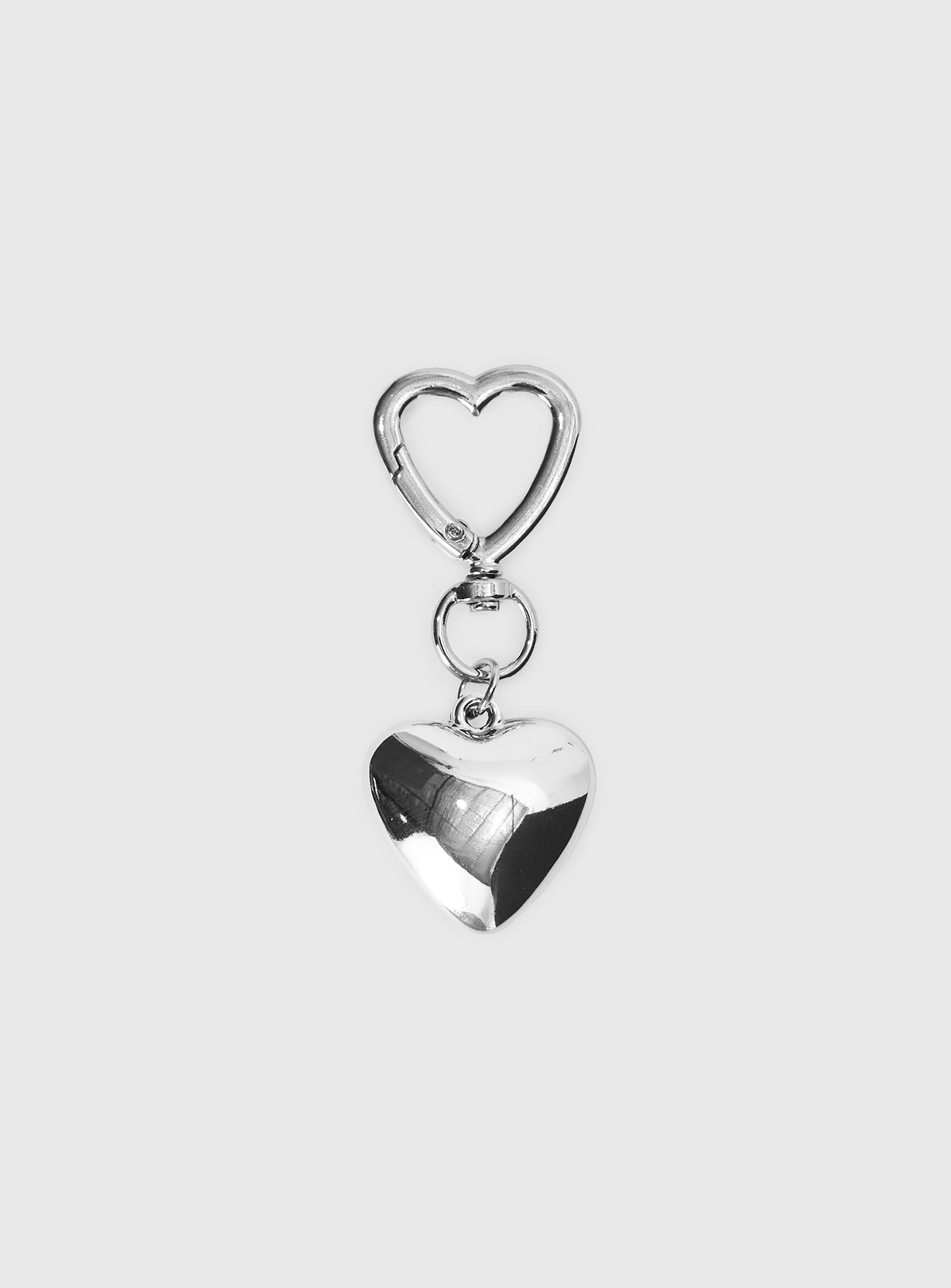 Two Lovers Key Ring Silver - Image 2