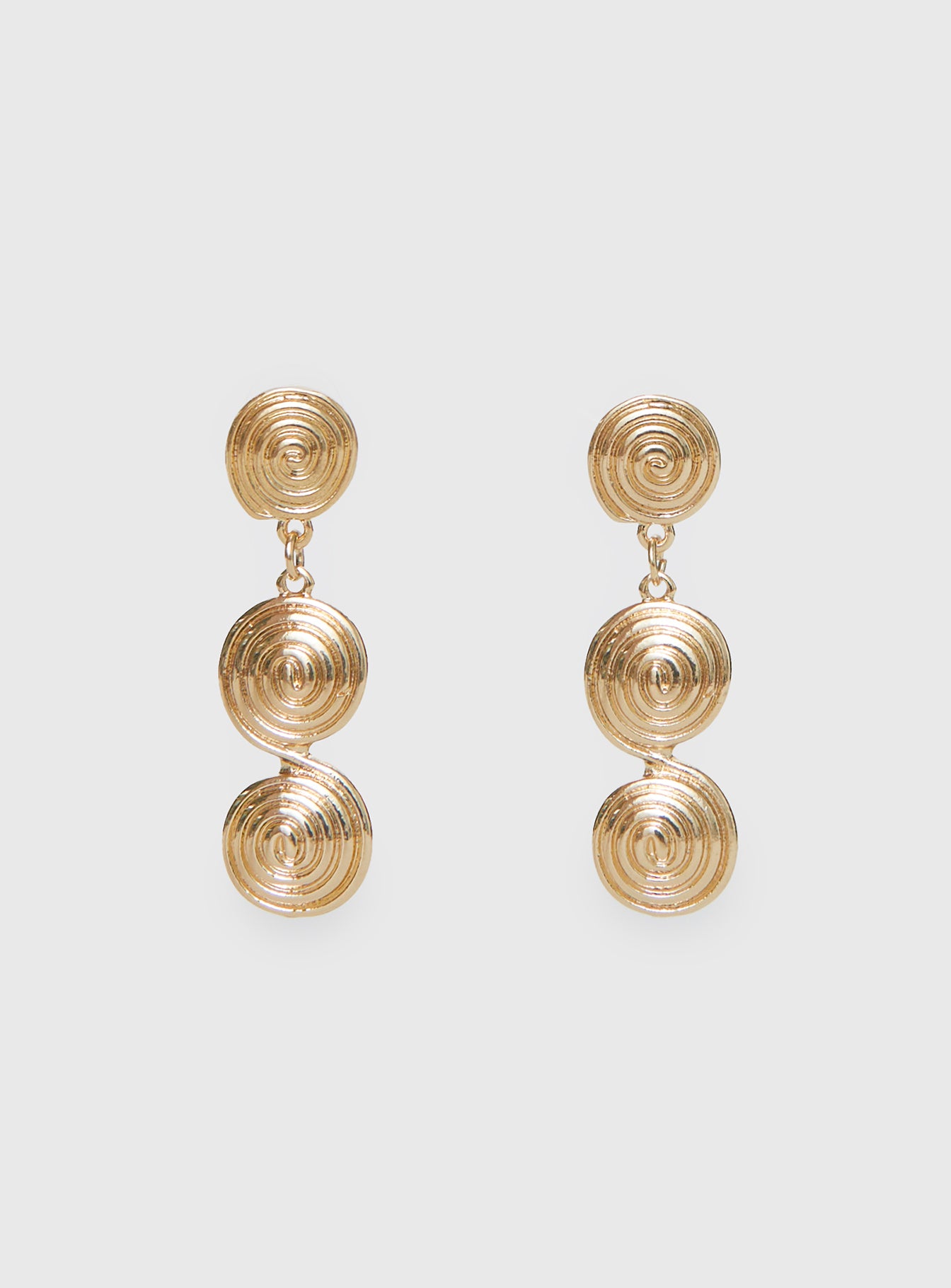 Zamie Earrings Gold - Image 2