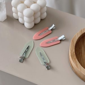 Cotton Candy Clips Pink / Green