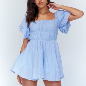 Halton Mini Dress Blue