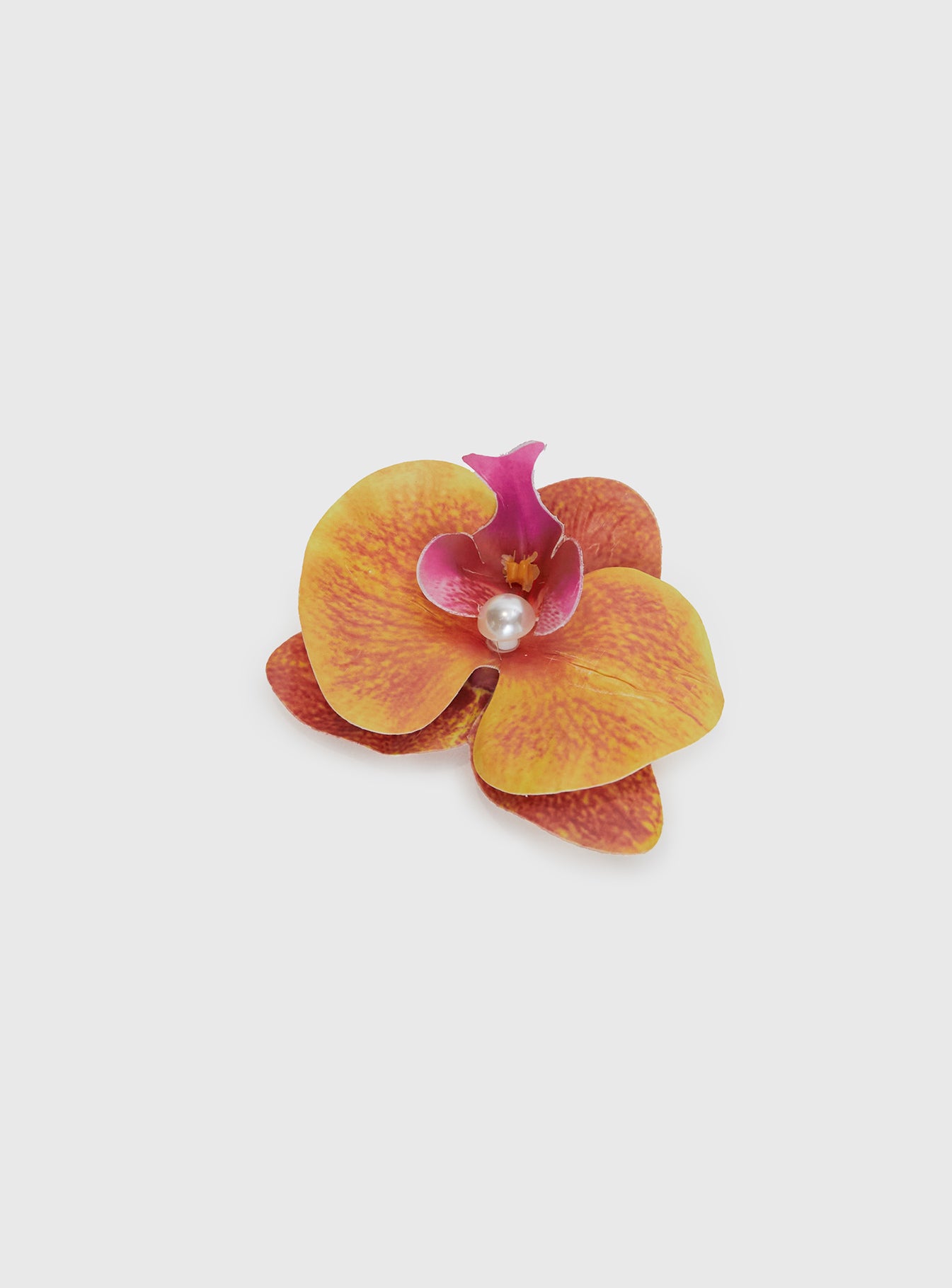 Azurah Flower Hair Clip Yellow - Image 2