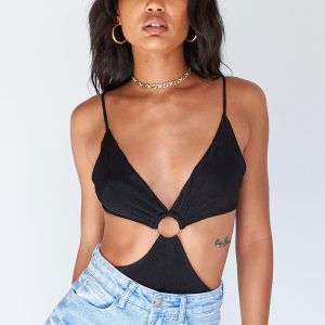 Adelaide Bodysuit Black
