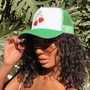 Good Vibes Trucker Hat Green