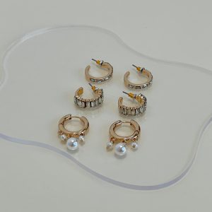 Kern Earring Pack Gold