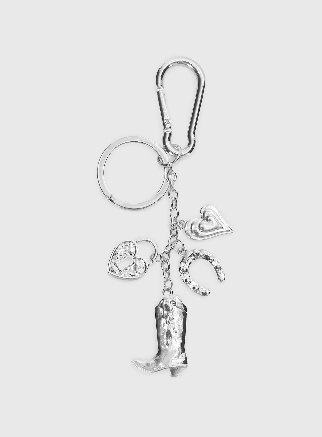 How Lucky Are We Key Chain Silver - Image 2