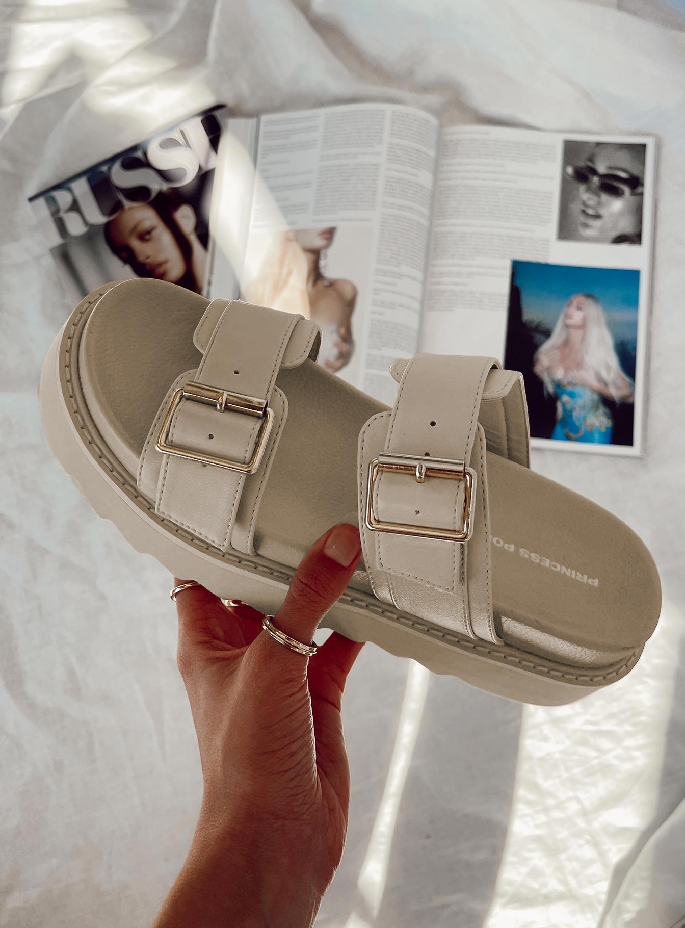 Ma Belle Sandals Cream - Image 6