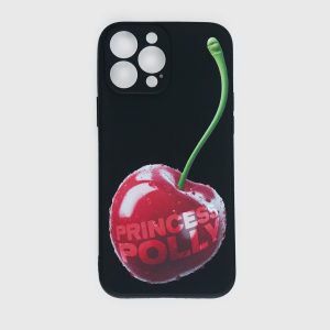 Earnestly iPhone Case Black / Cherry