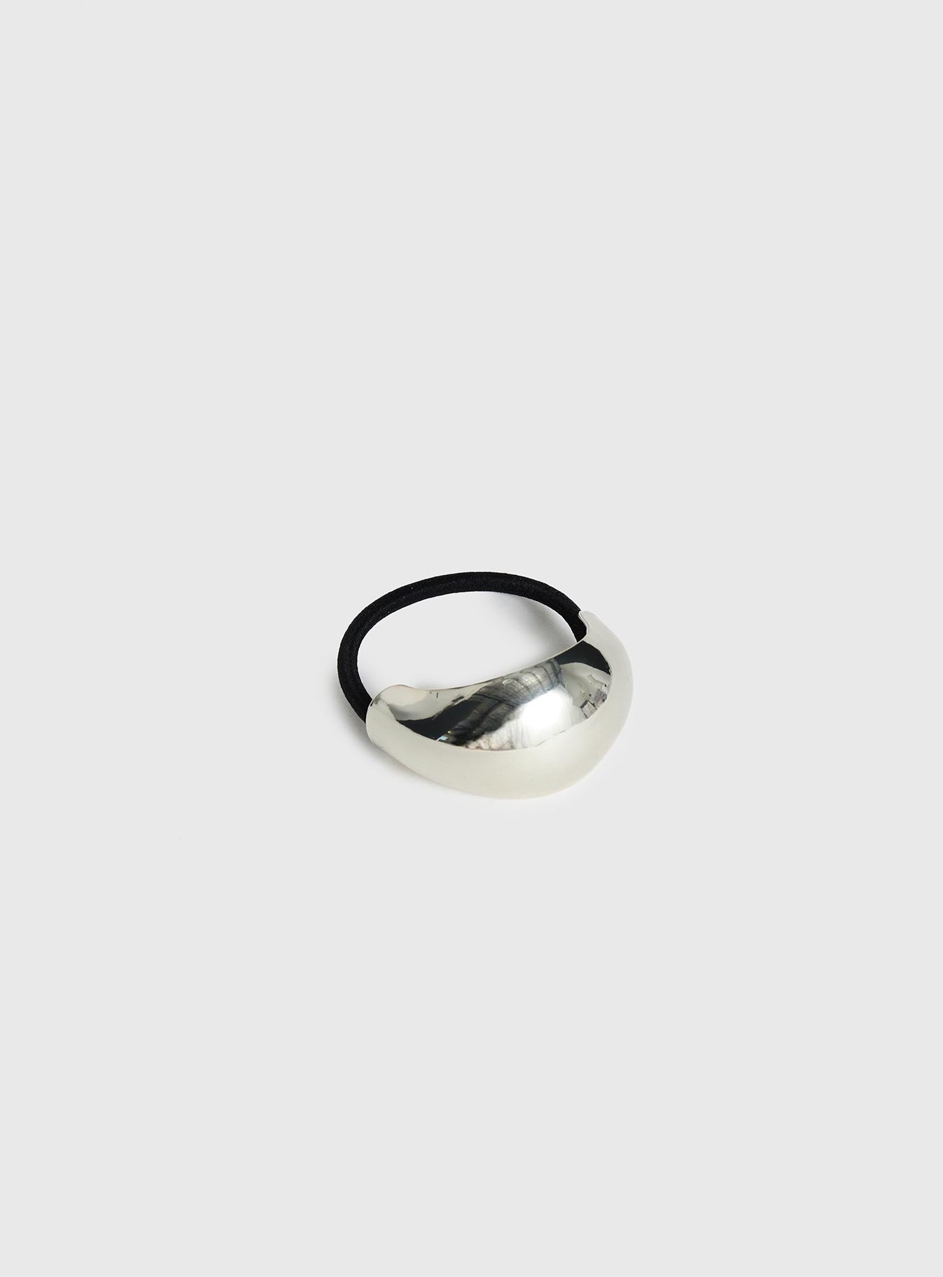 Heart Mend Statement Hair Tie Silver - Image 2