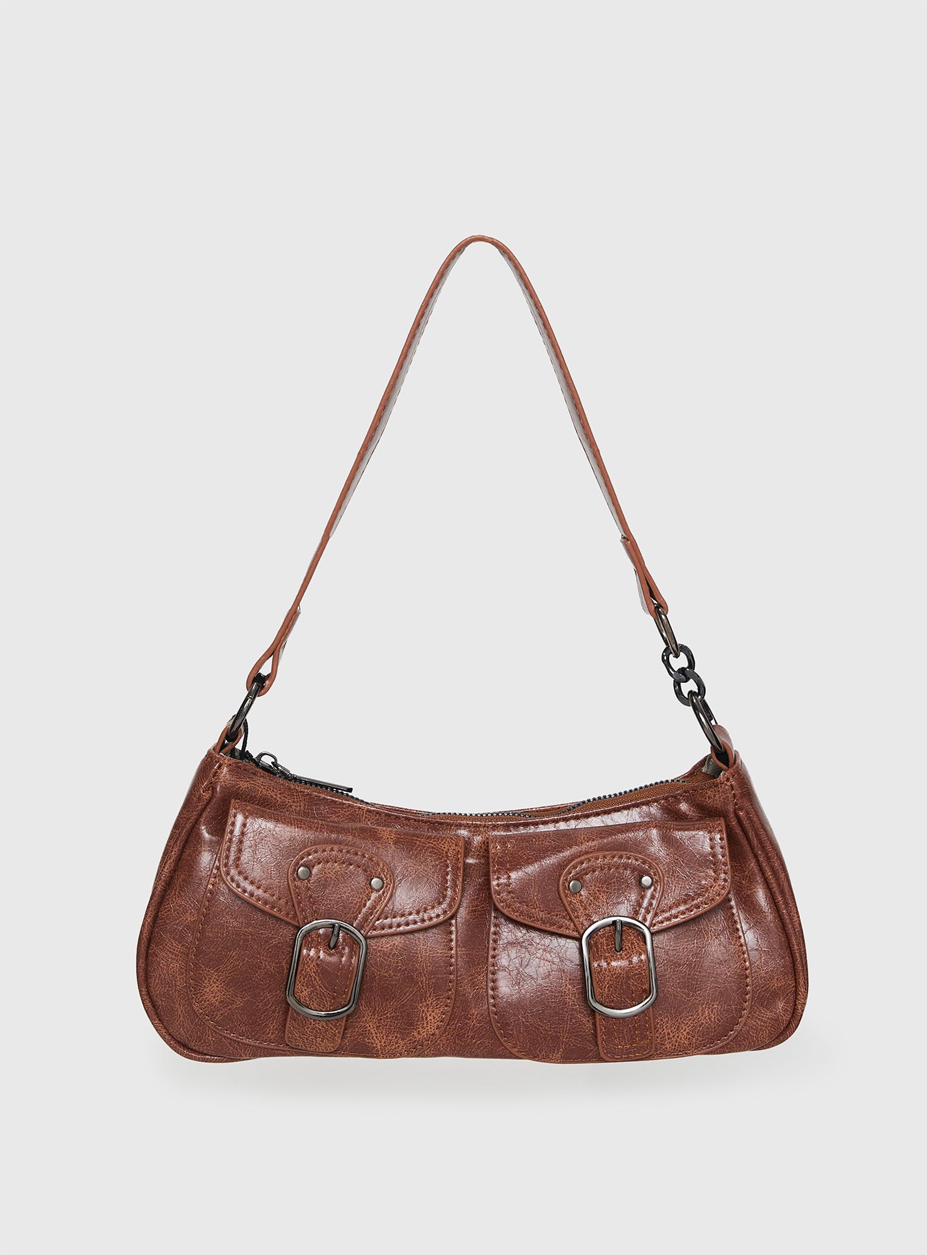 Jayalen Shoulder Bag Mid Brown - Image 2