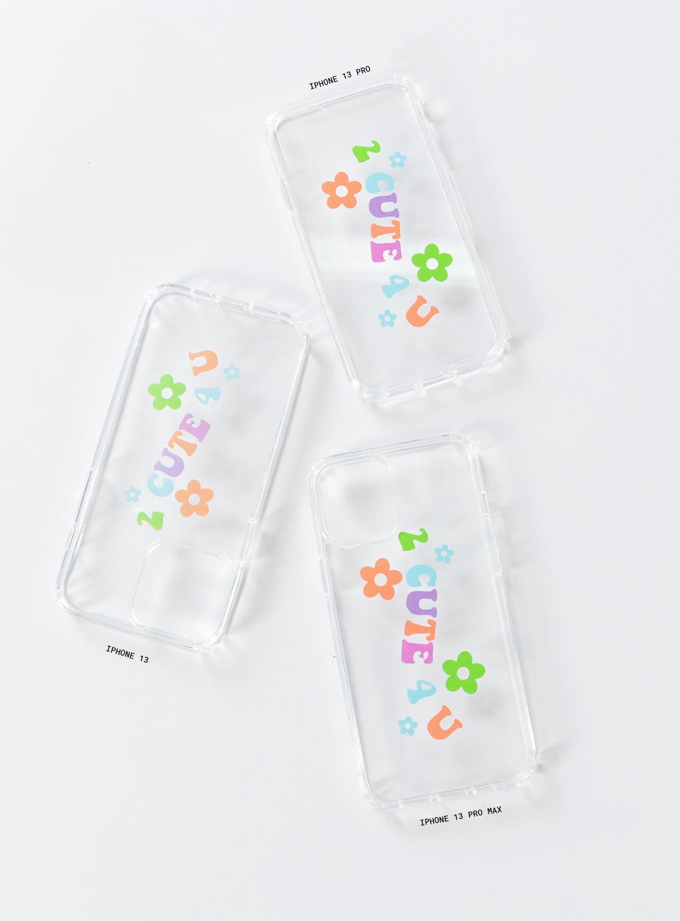 Too Cute iPhone Case Clear / Multi - Image 3