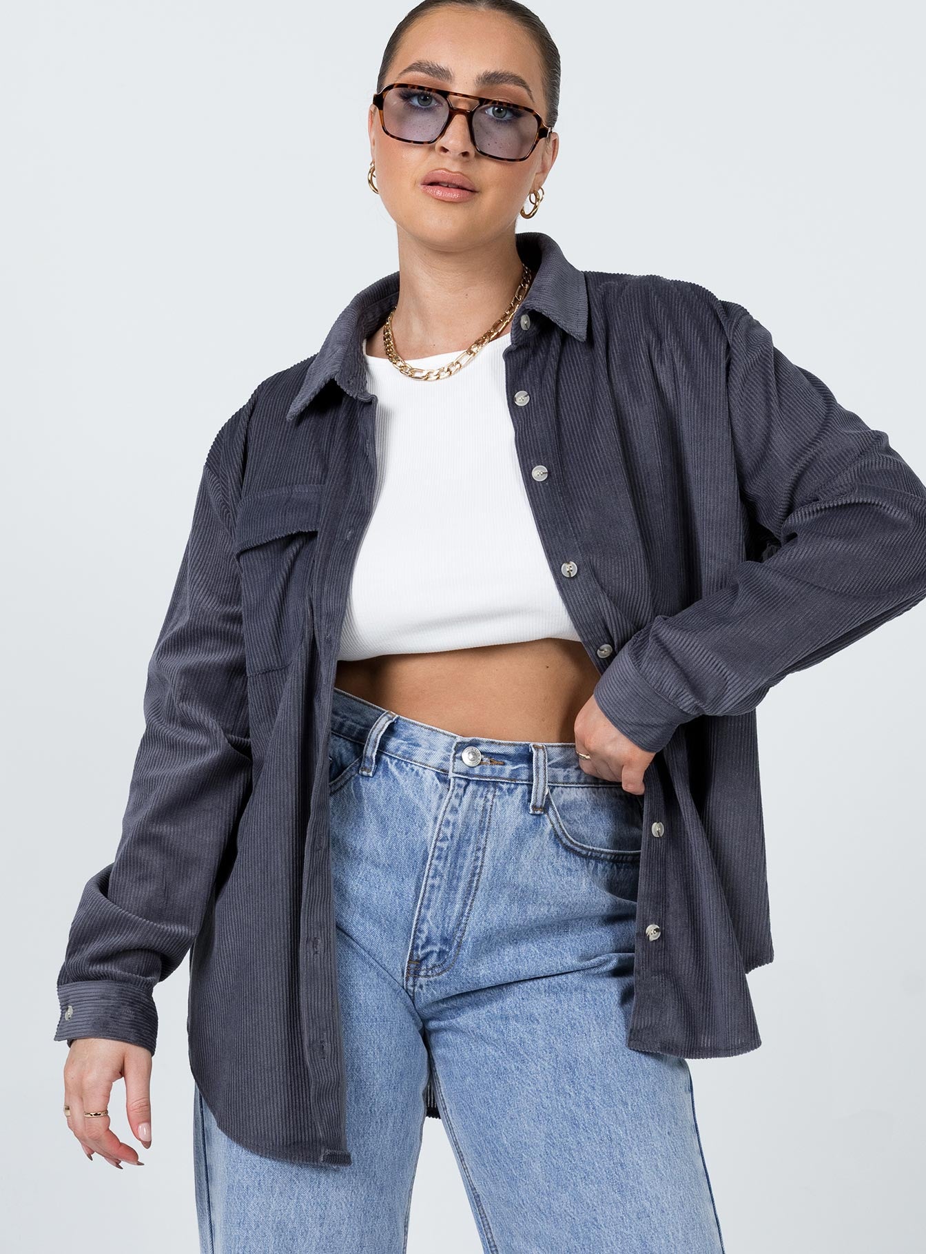 Rylan Shirt Blue - Image 2