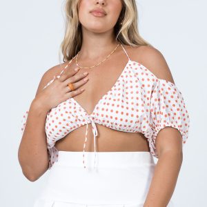 Pippa Top White / Red