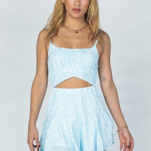 Only You Romper Blue