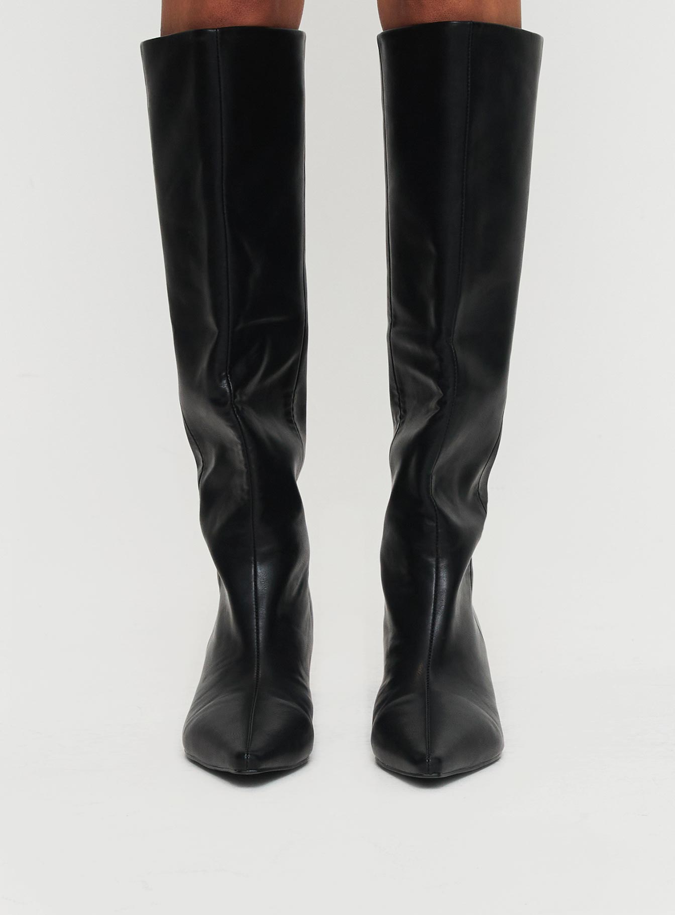 Flaura Knee High Boots Black - Image 2