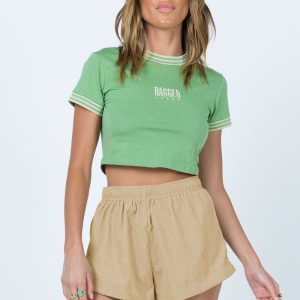 Beach House Cord Shorts Beige