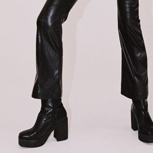 Stillwater Platform Boots Black