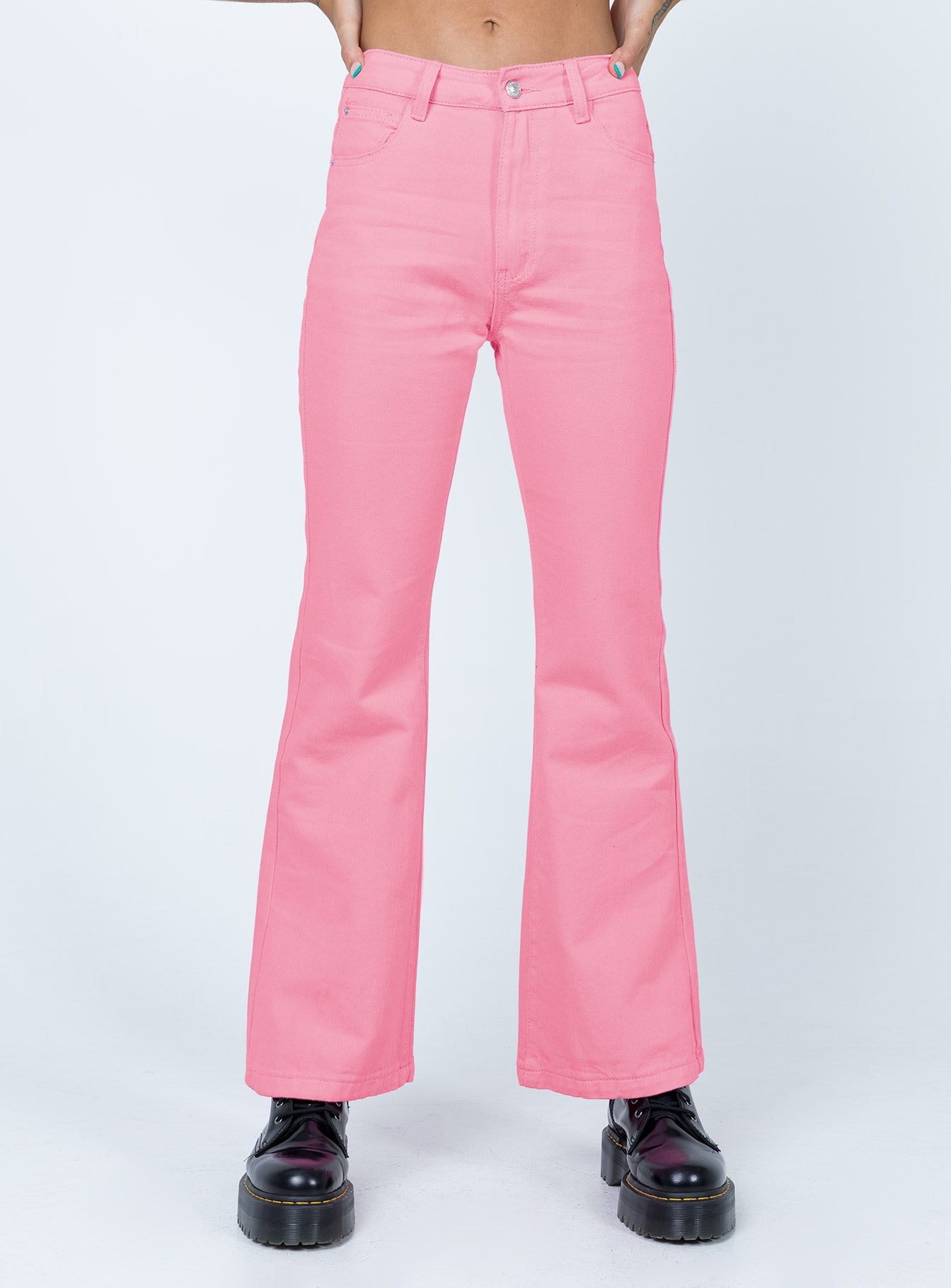 Cabarita Lounge Denim Jeans Pink - Image 3
