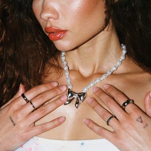 She's Not You Necklace Pearl