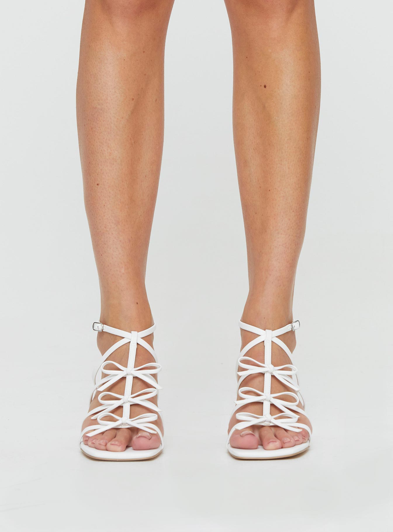 Donna Bow Heels White - Image 2