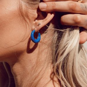 Mallow Earrings Blue